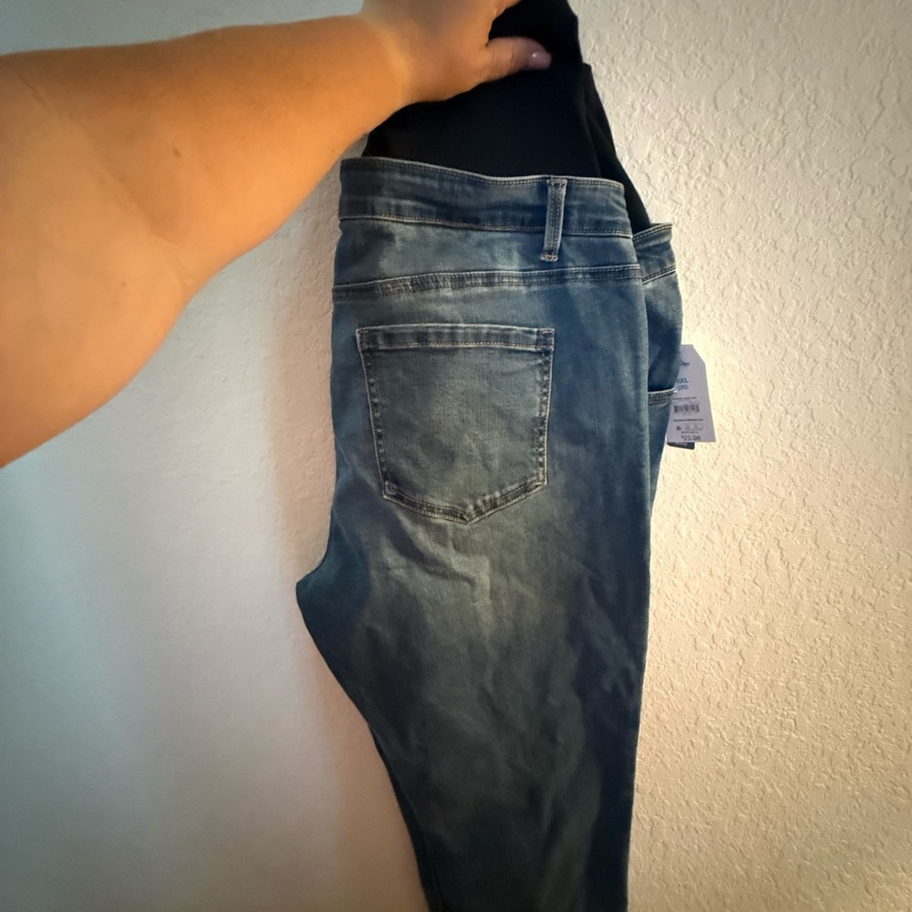 Women’s Blue Denim Maternity Jeans
